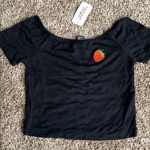 Forever 21 crop top mini shirt